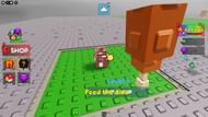 Feed your egg food to hatch it into a dinosaur (Image via Roblox)